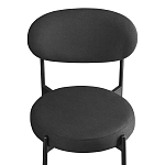 Стул мягкий Alfie Chair черный варинант исполнения - 5 | Loft Concept в Новосибирске