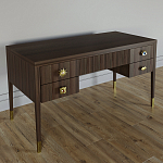 Письменный стол с 4-мя ящиками Elsa Dreams Walnut варинант исполнения - 1 | Loft Concept в Новосибирске