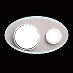 Бра овальной формы белого цвета с 2-мя лампами Lunar Pebbles варинант исполнения - 3 | Loft Concept в Новосибирске