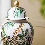 Ваза из фарфора с ручной росписью Leopard Collection  варинант исполнения - 5 | Loft Concept в Новосибирске