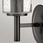 Бра с плафоном в форме цилиндра из прозрачного стекла с пузырьками Hinkley варинант исполнения - 9 | Loft Concept в Новосибирске