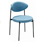 Стул металлический с мягкой спинкой и сиденьем Alfie Chair варинант исполнения - 5 | Loft Concept в Новосибирске