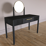 Туалетный Стол с зеркалом Primo Черный дуб варинант исполнения - 4 | Loft Concept в Новосибирске