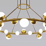 Люстра подвесная светодиодная с плафонами в форме шара Italian Globe Cedar Moss Light варинант исполнения - 2 | Loft Concept в Новосибирске