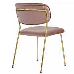 Стул Singer Chair без подлокотников Розовый Велюр варинант исполнения - 3 | Loft Concept в Новосибирске