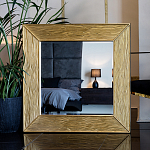 Зеркало квадратное в фактурной раме Pattern варинант исполнения - 6 | Loft Concept в Новосибирске