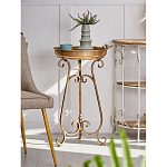 Столик приставной на фигурном подножии Magnificent Century варинант исполнения - 4 | Loft Concept в Новосибирске