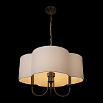 Люстра с белым текстильным абажуром Vitorino  варинант исполнения - 5 | Loft Concept в Новосибирске