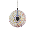 Подвесной светильник из фактурного двойного стекла Heterochromia варинант исполнения - 2 | Loft Concept в Новосибирске