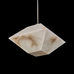 Подвесной светильник с фигурным плафоном Stone Prism варинант исполнения - 3 | Loft Concept в Новосибирске