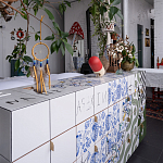 Дизайнерская кровать с системой хранения варинант исполнения - 2 | Loft Concept в Новосибирске