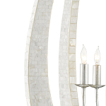 Люстра каплевидной формы покрытая перламутровой мозаикой Soft Pearl Shape варинант исполнения - 1 | Loft Concept в Новосибирске