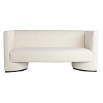 Дизайнерский Двухместный диван Florida Sofa  с элегантным деревянным декором  варинант исполнения - 2 | Loft Concept в Новосибирске