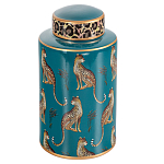 Ваза фарфоровая с крышкой Leopard Ccollection варинант исполнения - 1 | Loft Concept в Новосибирске