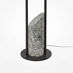 Напольный торшер светодионый черный Lumen Duo варинант исполнения - 4 | Loft Concept в Новосибирске