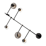 Бра с 5-ю плафонами разного диаметра и цвета Polyhedron варинант исполнения - 1 | Loft Concept в Новосибирске