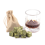 Камни для охлаждения виски из натурального камня змеевик Natural Stone Cube варинант исполнения - 5 | Loft Concept в Новосибирске