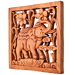 Панно из дерева слов и цветы Panel With Animals варинант исполнения - 2 | Loft Concept в Новосибирске