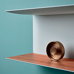 Дизайнерская подвесная полка Gio Ponti D.355.1 - D.355.2 Hanging Bookcase варинант исполнения - 2 | Loft Concept в Новосибирске