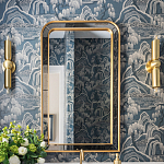 Зеркало в золотой раме Arched Mirror варинант исполнения - 2 | Loft Concept в Новосибирске