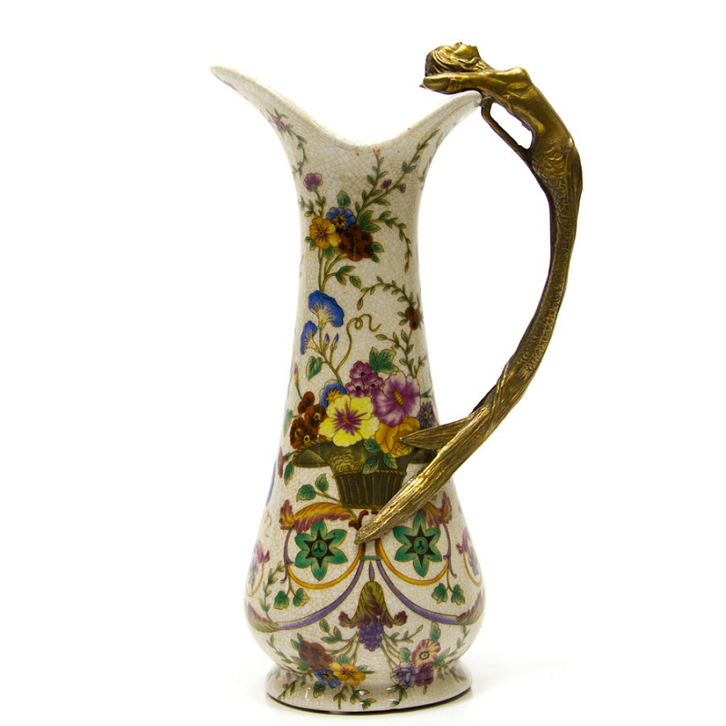 Кувшин Basket of Flowers and Dragonfly Мульти Бронза в Новосибирске | Loft Concept 