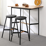 Черный барный стул Knopper варинант исполнения - 7 | Loft Concept в Новосибирске