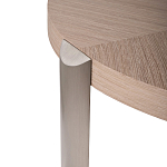 Столик журнальный с низкой круглой столешницей Wood Grain варинант исполнения - 4 | Loft Concept в Новосибирске