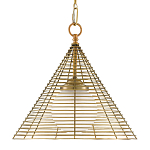 Подвесной светильник в форме конуса с фактурным абажуром Flawless Form варинант исполнения - 1 | Loft Concept в Новосибирске