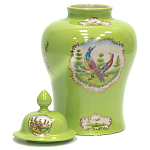 Фарфоровая ваза с крышкой Eden Garden варинант исполнения - 2 | Loft Concept в Новосибирске