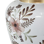 Ваза с нежным цветочным узором в пастельных тонах и крышкой с золотым акцентом Chinoiserie Ceramics варинант исполнения - 3 | Loft Concept в Новосибирске