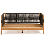 Садовый диван из тикового дерева и веревок Оreon варинант исполнения - 5 | Loft Concept в Новосибирске