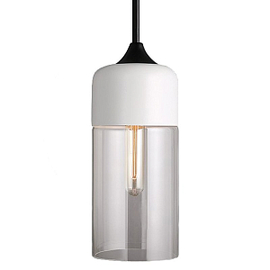 Подвесной светильник Hanglamp zwart glas White I