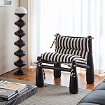 Кресло черно-белое со съемными подушками Celebrity варинант исполнения - 7 | Loft Concept в Новосибирске