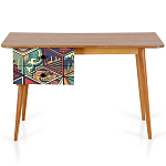 Письменный стол с принтом на ящиках Elise Desk варинант исполнения - 9 | Loft Concept в Новосибирске