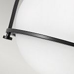 Потолочный светильник с плафоном в форме белого матового шара Hinkley варинант исполнения - 3 | Loft Concept в Новосибирске