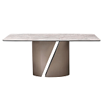 Стол обеденный керамический серый Servorios варинант исполнения - 1 | Loft Concept в Новосибирске