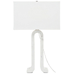 Настольная лампа на арочном корпусе с прямоугольным абажуром One Piece Support варинант исполнения - 4 | Loft Concept в Новосибирске