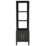 Этажерка Primo с тумбой шпон Черный дуб варинант исполнения - 1 | Loft Concept в Новосибирске