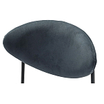 Стул металлический с мягкой спинкой и сиденьем из велюра Alfie Chair варинант исполнения - 6 | Loft Concept в Новосибирске