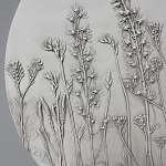 Панно Серые цветы варинант исполнения - 3 | Loft Concept в Новосибирске