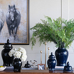 Ваза с крышкой однотонная Высота 48 см Chinoiserie Ceramics варинант исполнения - 4 | Loft Concept в Новосибирске