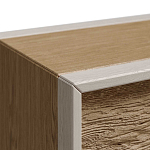 Комод 8 ящиков с подсветкой на рельефном фасаде Warm Industrial варинант исполнения - 3 | Loft Concept в Новосибирске