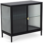 Сервант двухдверный с рифленым стеклом The Keeper варинант исполнения - 1 | Loft Concept в Новосибирске