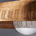 Люстра круглая из ротанга Long Lasting Chandelier варинант исполнения - 3 | Loft Concept в Новосибирске