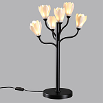 Настольная лампа с ветвями и белыми фарфоровыми цветами Floralis варинант исполнения - 4 | Loft Concept в Новосибирске