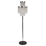 Торшер Хром с каскадом сияющих кристаллов Shining Waterfall варинант исполнения - 1 | Loft Concept в Новосибирске