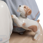 Статуэтка фарфоровая Девочки с собачками Charming Statuette варинант исполнения - 2 | Loft Concept в Новосибирске