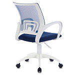 Офисное кресло с основанием из белого пластика Desk chairs Blue варинант исполнения - 2 | Loft Concept в Новосибирске