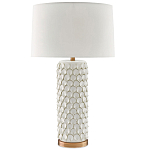 Настольная лампа покрытая лепестками белых цветов Fancy Calla Lily варинант исполнения - 2 | Loft Concept в Новосибирске