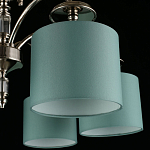 Люстра потолочная Nikoletta с бирюзовым плафоном варинант исполнения - 3 | Loft Concept в Новосибирске